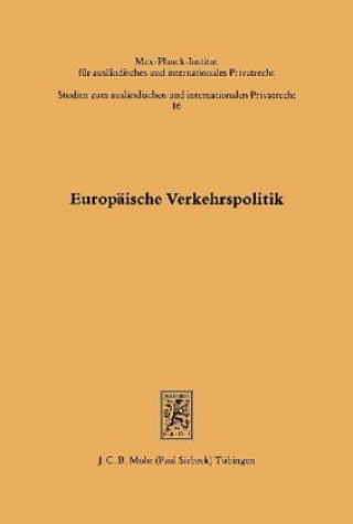 Könyv Europaische Verkehrspolitik 