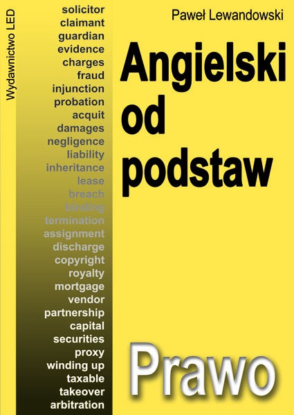 Book Angielski od podstaw Prawo Pawel Lewandowski