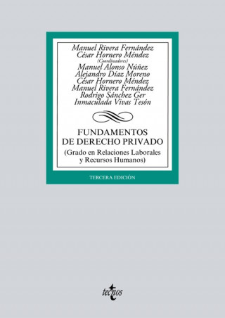 Книга Fundamentos de Derecho Privado MANUEL RIVERA