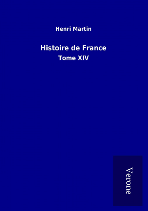 Książka Histoire de France Henri Martin