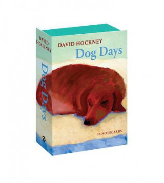 Knjiga David Hockney Dog Days: Notecards David Hockney