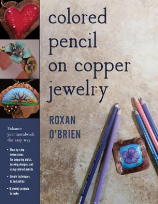 Carte Colored Pencil on Copper Jewelry Roxan O'Brien