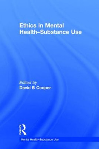 Kniha Ethics in Mental Health-Substance Use 