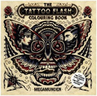 Kniha Tattoo Flash Colouring Book Megamunden