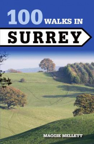 Carte 100 Walks in Surrey Maggie Mellett