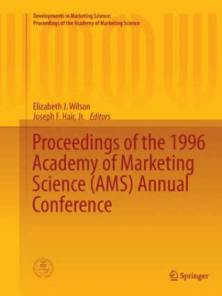 Könyv Proceedings of the 1996 Academy of Marketing Science (AMS) Annual Conference Jr. Hair