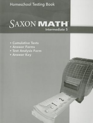 Book Saxon Math Intermediate Grd 5 Saxon Publishers