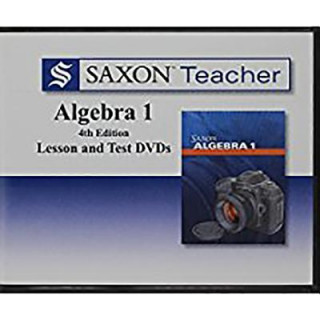 Kniha Saxon Homeschool Algebra 1, 4th Edition: Teacher DVD Saxon Publishers