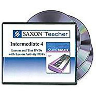 Książka Saxon Homeschool Intermediate 4: Teacher DVD Saxon Publishers