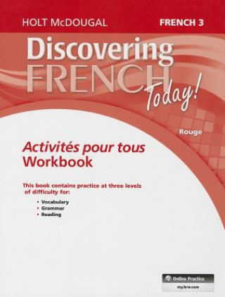 Książka WORKBK-DISCOVERING FRENCH 3 Houghton Mifflin Company