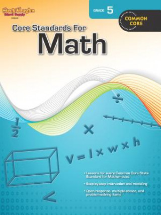 Könyv Core Standards for Math: Reproducible Grade 5 Steck-Vaughn Company