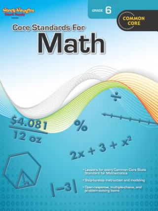 Könyv Core Standards for Math Grade 6 Steck-Vaughn Company