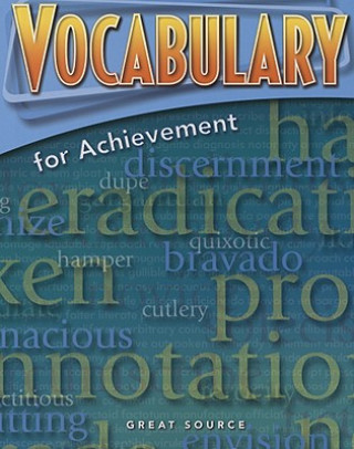 Knjiga Vocabulary for Achievement: Third Course Margaret Ann Richek