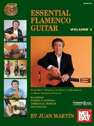 Prasa Essential Flamenco Guitar (Book & 2 DVDs). Vol.2 Juan Martin