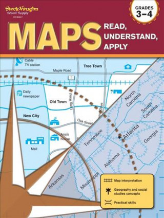 Kniha Maps: Read, Understand, Apply Grades 3-4 Dan Sharp