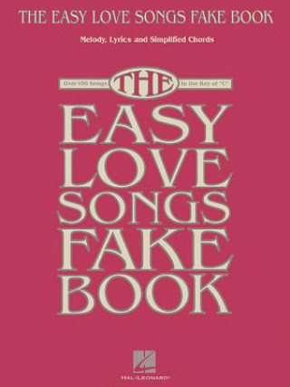 Książka Easy Love Songs Fake Book Hal Leonard Corp