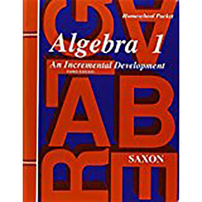 Kniha Saxon Algebra 1 Answer Key & Tests Third Edition Saxon