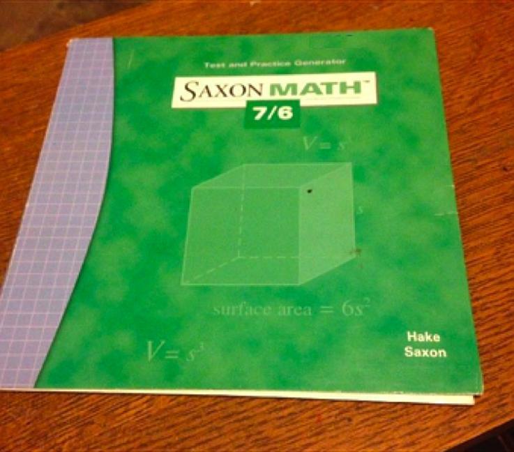 Carte SAXON MATH 7/6 Various