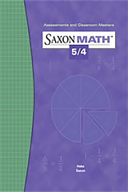 Carte SAXON MATH 5/4 Various
