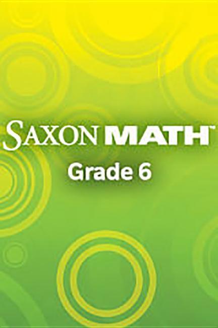 Carte Saxon Math Course 1: Assessments Grade 6 Various
