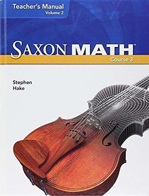 Kniha SAXON MATH COURSE 3 TEACHER/E Various