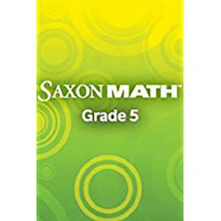 Kniha SPA-SAXON MATH INTERMEDIATE 5 Saxon Publishers