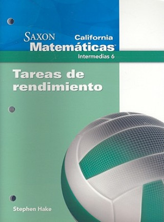 Libro SPA-CA SAXON MATEMATICAS 6 TAR Stephen Hake