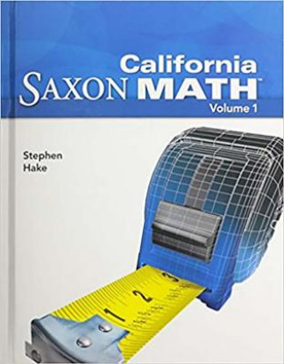 Книга SAXON MATH INTERMEDIATE 5 CALI Saxon Publishers