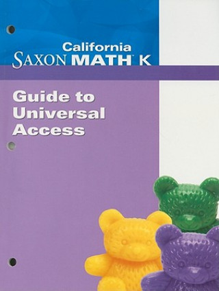 Kniha CA SAXON MATH K GT UNIVERSA-TG Nancy Larson