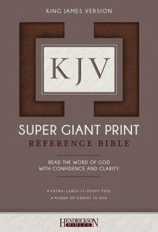 Książka KJV Super Giant Print Bible Hendrickson Bibles