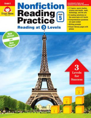 Carte Nonfiction Reading Practice, Grade 5 Teacher Resource Evan-Moor Educational Publishers