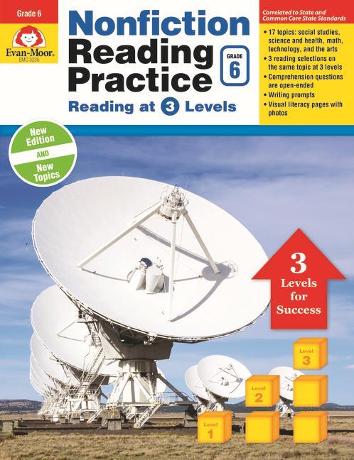 Kniha Nonfiction Reading Practice, Grade 6 Teacher Resource Evan-Moor Educational Publishers