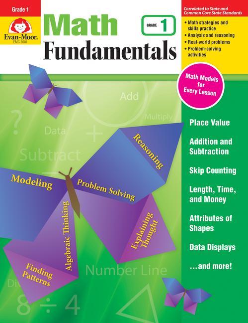 Könyv Math Fundamentals, Grade 1 Teacher Resource Evan-Moor Educational Publishers