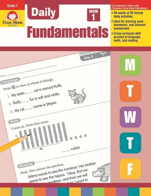 Book Daily Fundamentals, Grade 1 Teacher Edition Evan-Moor Educational Publihsers