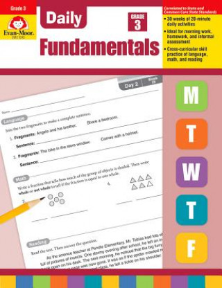 Könyv Daily Fundamentals, Grade 3 Teacher Edition Evan-Moor Educational Publihsers