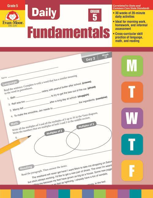 Carte Daily Fundamentals, Grade 5 Teacher Edition Evan-Moor Educational Publihsers