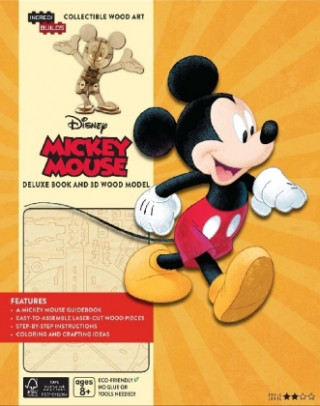 Książka IncrediBuilds: Walt Disney: Mickey Mouse Deluxe Book and Model Set Eden Greenberg