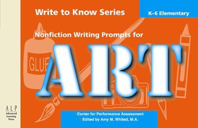 Knjiga Nonfiction Writing Prompts for Art: Elementary Amy M. Whited