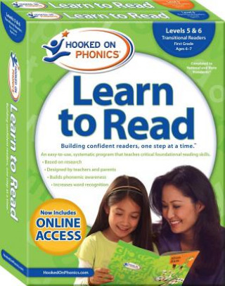 Kniha Hooked on Phonics Learn to Read - Levels 5&6 Complete, 3: Transitional Readers (First Grade Ages 6-7) Hooked on Phonics