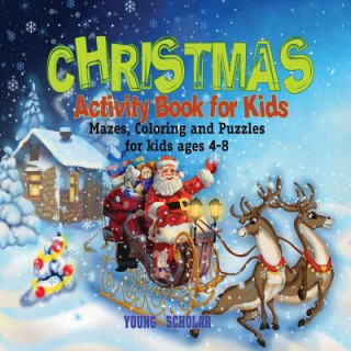 Carte Christmas Activity Book for Kids Young Scholar