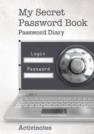 Kniha My Secret Password Book - Password Diary ACTIVINOTES