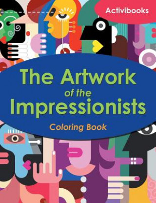 Книга Artwork of the Impressionists Coloring Book ACTIVIBOOKS