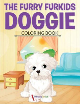 Carte Furry Furkids Doggie Coloring Book ACTIVIBOOK FOR KIDS