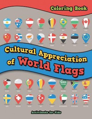 Βιβλίο Cultural Appreciation of World Flags Coloring Book ACTIVIBOOK FOR KIDS