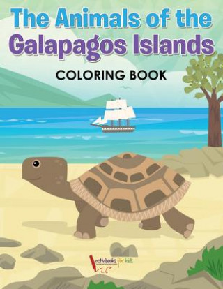 Libro Animals of the Galapagos Islands Coloring Book ACTIVIBOOK FOR KIDS