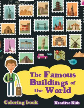 Книга Famous Buildings of the World Coloring Book KREATIVE KIDS