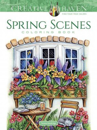 Könyv Creative Haven - Spring Scenes Coloring Book Teresa Goodridge