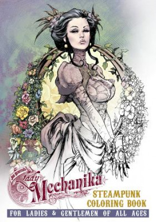 Carte Lady Mechanika Steampunk Coloring Book Joe Benitez