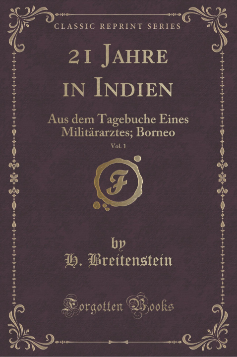 Kniha 21 Jahre in Indien, Vol. 1 H. Breitenstein