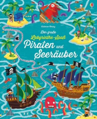 Könyv Der große Labyrinthe-Spaß: Piraten und Seeräuber Kirsteen Robson